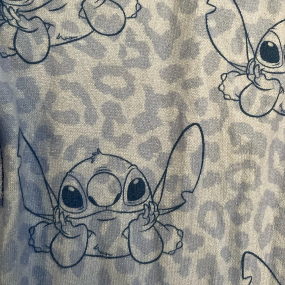 DISNEY Lilo & Stitch Blue Stitch Print Loungewear Pajama Set Women’s S - Picture 10 of 15